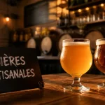 Brasserie artisanale grenoble : IPA blonde et blanche en taproom, deux bières artisanales