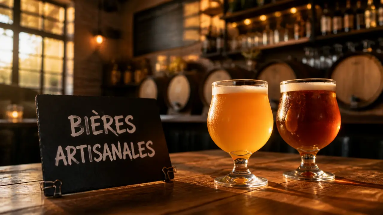 Brasserie artisanale grenoble : IPA blonde et blanche en taproom, deux bières artisanales
