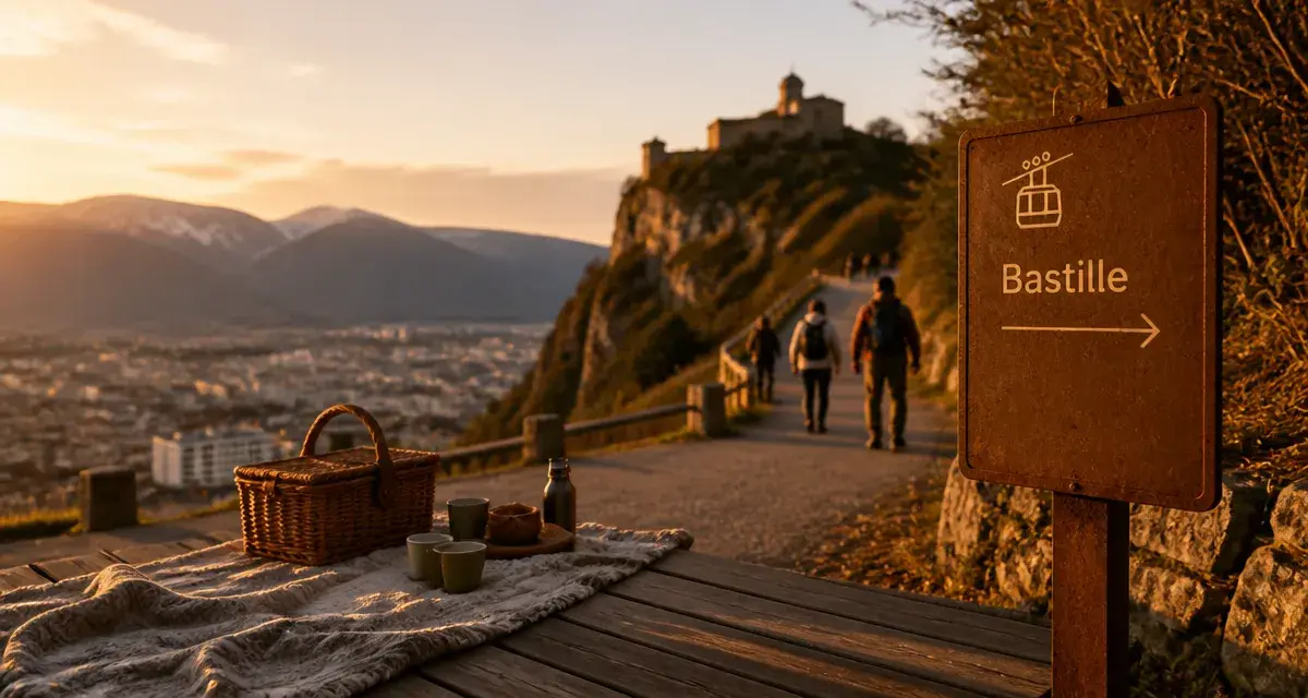 Sortir grenoble ce week end : pique-nique près de la Bastille