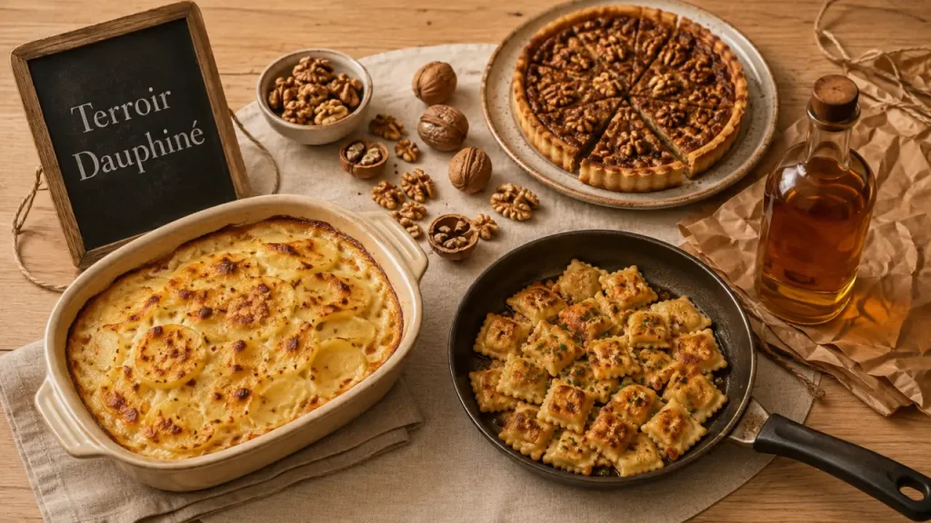 Spécialité grenobloise : gratin dauphinois sans fromage