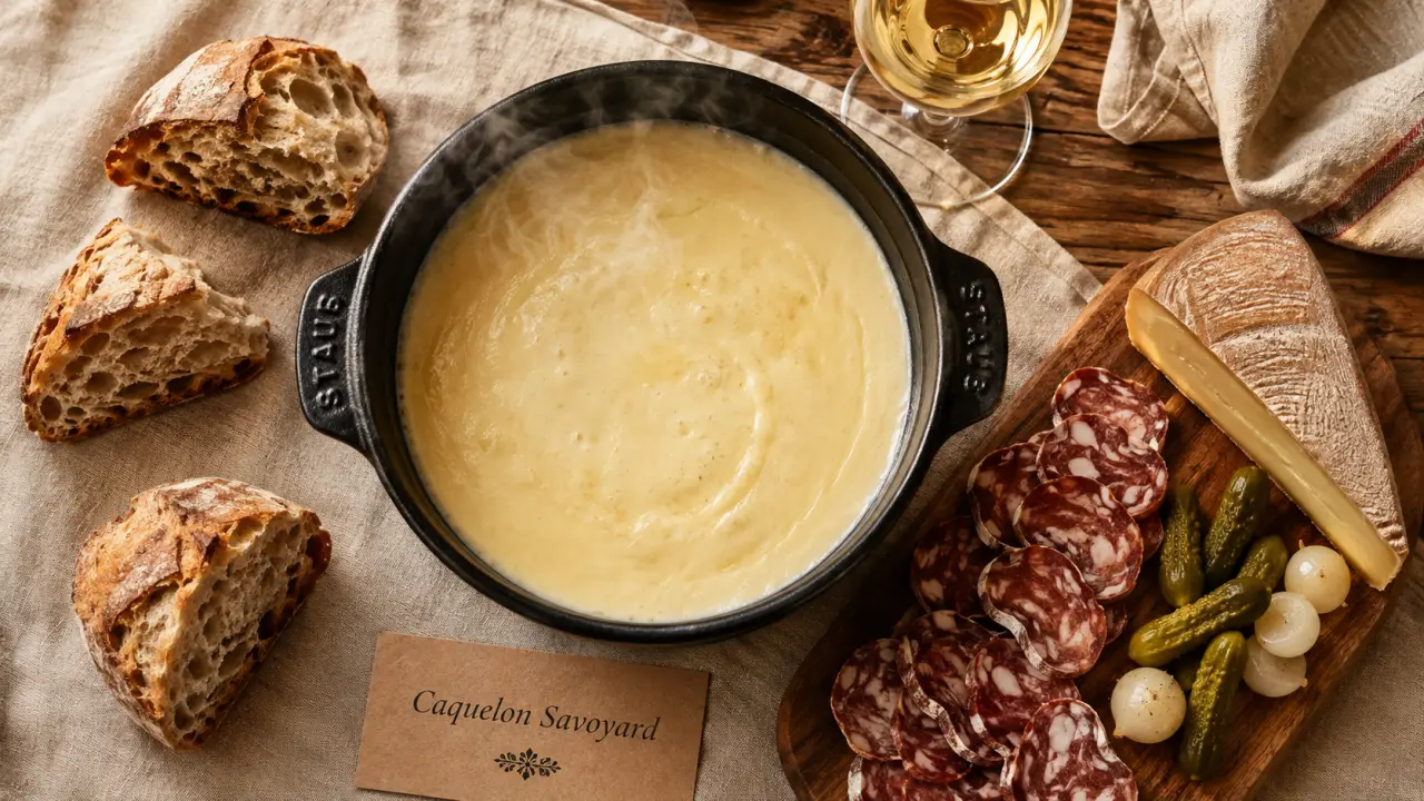 Spécialités Savoie : caquelon savoyard et fromages