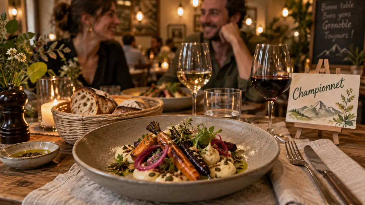 Tinka restaurant grenoble, déjeuner 24 € au menu midi