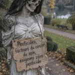 À Grenoble, des statues féminines recouvertes pour dénoncer les pesticides